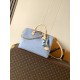 Replica AAA Borsa Louis Vuitton Speedy Soft 30 M89688 struzzo blu Copia Perfetta Borsa Louis Vuitton Speedy Soft 30 M89688 struzzo blu Imitazione Falsa