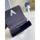 Migliore Repliche Louis Vuitton Twist MM M50282 Nero Economiche Outlet Online