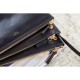 Replica Borse Celine Piccolo Trio Crossbody In pelle di vitello nera