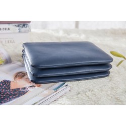 Replica Borse Celine Piccolo Trio Crossbody In Royalblue in pelle di vitello