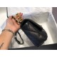Replica Borsa Large 19 in lana tweed con patta AS1162 AS1160 Nero