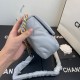 Replica Borsa Large 19 in lana tweed con patta AS1162 AS1160 Azzurro