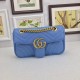 Replica Borse GG Marmont Matelassé Mini 446744 Blu Replica Borse GG Marmont Matelassé Mini 446744 Blu