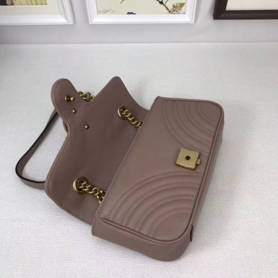 Replica Borse GG Marmont Matelassé Mini 446744 Rosa