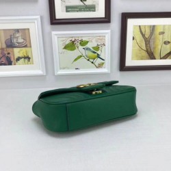 Replica Borse GG Marmont Matelassé Mini 446744 Verde