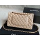 Replica Medium Classic Caviar Flap Borse A1112 Albicocca Argento / Hardware d'oro