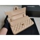 Replica Medium Classic Caviar Flap Borse A1112 Albicocca Argento / Hardware d'oro