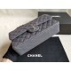 Replica Medium Classic Caviar Flap Borse A1112 Grigio Argento / Hardware d'oro