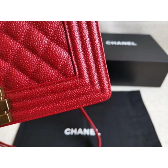 Replica Boy Classic Chevron Flap Borse A67086 Rosso