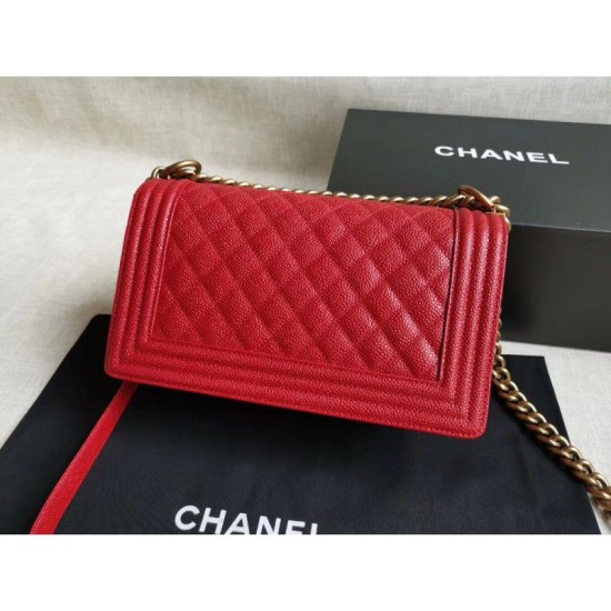 Replica Boy Classic Chevron Flap Borse A67086 Rosso