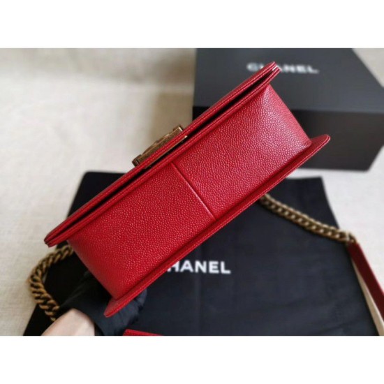 Replica Boy Classic Chevron Flap Borse A67086 Rosso
