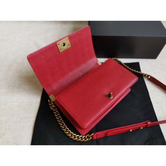Replica Boy Classic Chevron Flap Borse A67086 Rosso