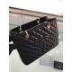 Replica GST Shopping Tote Borse pelle di agnello A50995 Nero