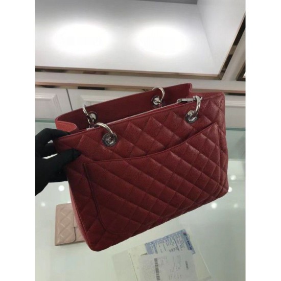 Replica GST Shopping Tote Borse Caviar A50995 Rosso