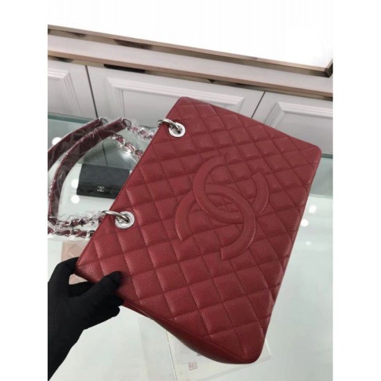 Replica GST Shopping Tote Borse Caviar A50995 Rosso