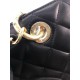 Replica GST Shopping Tote Borse pelle di agnello A50995 Nero
