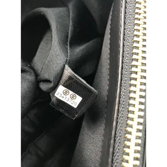 Replica GST Shopping Tote Borse pelle di agnello A50995 Nero
