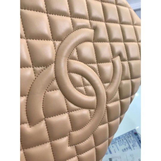 Replica GST Shopping Tote Borse pelle di agnello A50995 Albicocca