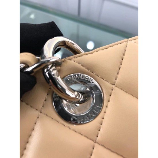Replica GST Shopping Tote Borse pelle di agnello A50995 Albicocca