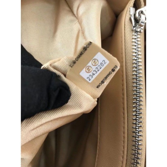 Replica GST Shopping Tote Borse pelle di agnello A50995 Albicocca