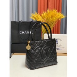 Replica Borsa Tote Medaglione A25188 Nera
