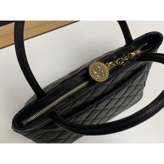 Replica Borsa Tote Medaglione A25188 Nera