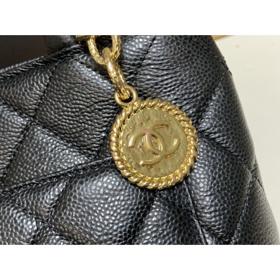 Replica Borsa Tote Medaglione A25188 Nera