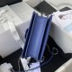 Replica Borsa piccola con patta con manico superiore AS2680 blu