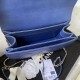 Replica Borsa piccola con patta con manico superiore AS2680 blu