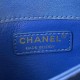 Replica Borsa piccola con patta con manico superiore AS2680 blu
