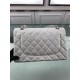 Replica Jumbo Classic Flap Borse pelle Caviar A1113 Bianca