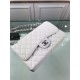 Replica Jumbo Classic Flap Borse pelle Caviar A1113 Bianca