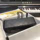 Replica Borsa Classic Flap Piccolo A1117 Nero Argento Hardware