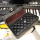 Replica Borsa Classic Flap Piccolo A1117 Nero Argento Hardware
