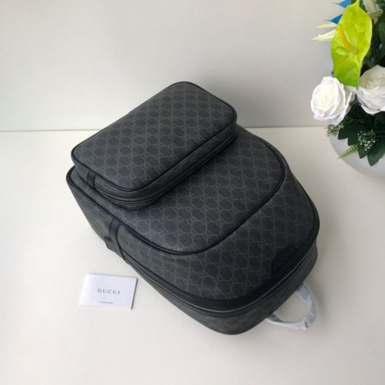 Replica Zaino GG Monogram Supreme Canvas Travel Carry 322069 Nero