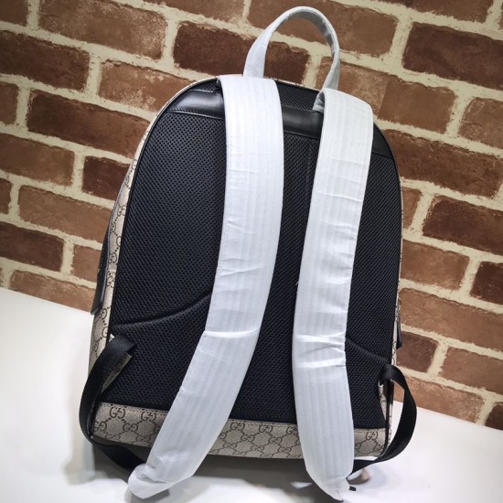 Replica Snake Print GG Supreme Backpack 419584 Coffee