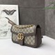 Replica Ophidia GG Mini borsa  Marmont Matelasse 443497 Caffè