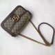 Replica Ophidia GG Mini borsa  Marmont Matelasse 443497 Caffè