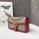 Replica Ophidia GG Mini borsa  Marmont Matelasse 443497 Rosso