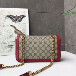 Replica Ophidia GG Mini borsa  Marmont Matelasse 443497 Rosso