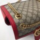 Replica Ophidia GG Mini borsa  Marmont Matelasse 443497 Rosso