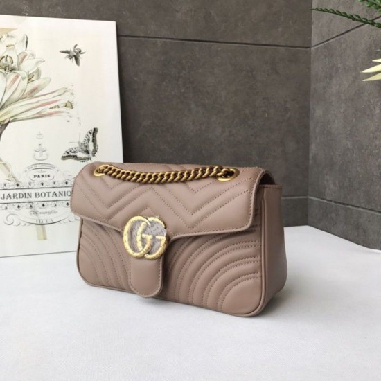 Replica Borsa Marmont Matelasse Mini 443497 Caffè leggero