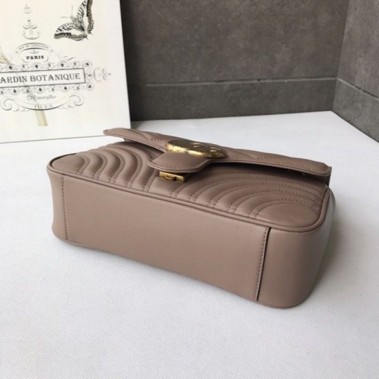 Replica Borsa Marmont Matelasse Mini 443497 Caffè leggero