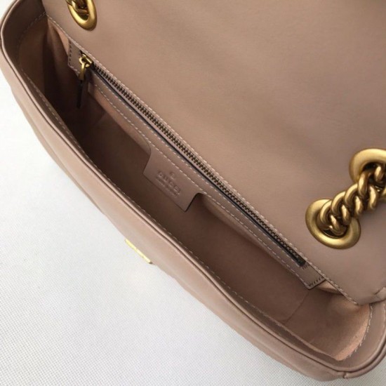 Replica Borsa Marmont Matelasse Mini 443497 Caffè leggero