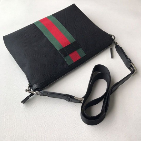 Replica Borsa a tracolla Supreme Medium 523335 Nera