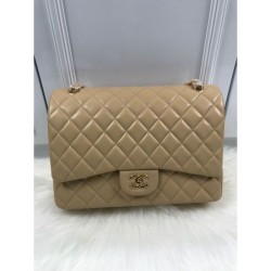 Replica Borsa Classic Maxi Flap borsa  A58601 Albicocca in pelle di agnello
