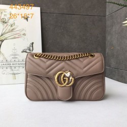 Replica Borsa Marmont Matelasse Mini 443497 Caffè leggero