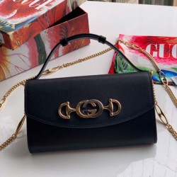 Replica Borsa Zumi Mini Cuoio morbido 564718 Nero