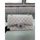 Replica Jumbo Classic Flap Borse pelle Caviar A1113 Bianca