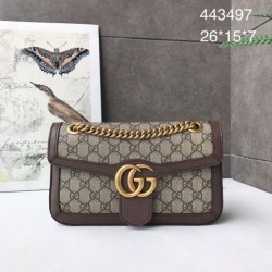Replica Ophidia GG Mini borsa  Marmont Matelasse 443497 Caffè